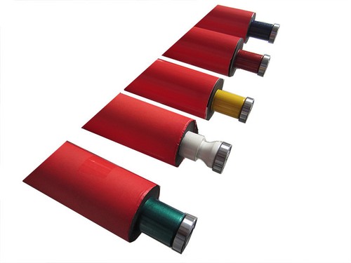 Ink form rollers with - with, bearings